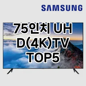 75인치 UHD(4K)TV 가심비 TOP5 팩트 체크