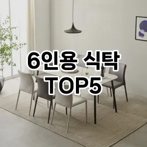 6인용 식탁 가성비 TOP5 팩트 체크