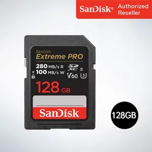 샌디스크 Extreme Pro 익스트림 프로 SDXC UHS-2 SD메모리카드 UHS-II V60 SDXEP 128GB, 128기가