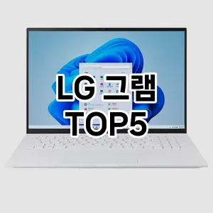 LG 그램 요즘 핫한 TOP5 확인해 봤어요