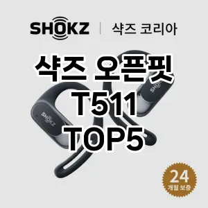 샥즈 오픈핏 T511 가격싼 TOP5모아봤습니다